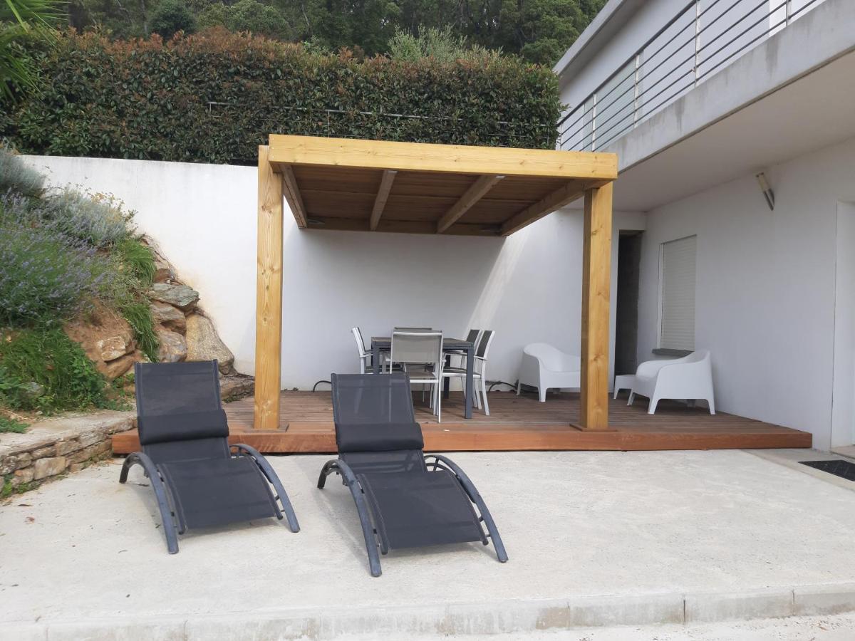 T2 Calme Avec Vue Mer Et Borne De Recharge Sur Demande Bastia  Exterior photo